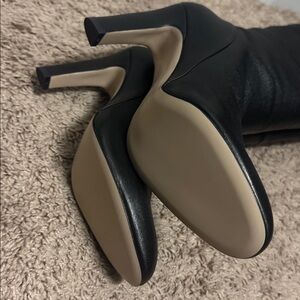 SW EDIE Black Leather Boots Sz 10, Retail $950